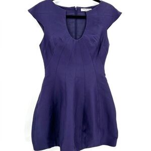 Halston Size 10 Elegant Purple Women's Dress